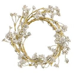 Lusterleaf Candle Ring Champagne Color