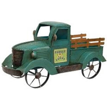 Load image into Gallery viewer, Parker Farms Distressed Blue Metal Truck
