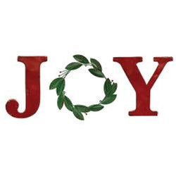 Joy Wreath Wall Hanger