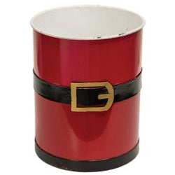 Santa Suit Metal Bucket