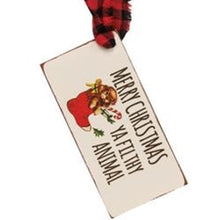 Load image into Gallery viewer, Christmas Present Wooden Gift Tags Set of 4
