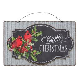 Christmas Cardinal Corrugated Sign