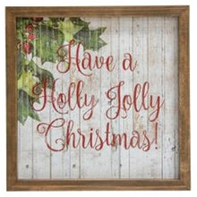 Load image into Gallery viewer, Holly Jolly Christmas Easel
