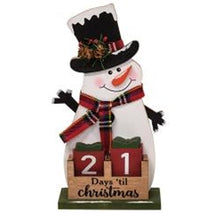 Load image into Gallery viewer, Count Down Snowman Sitter
