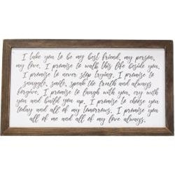 My Vow Framed Print