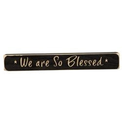 We Are So Blessed Block Sign – Decor 2 Adore USA