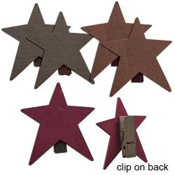 Star Clothespins Set of 6