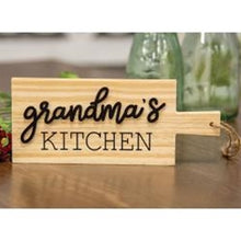 Load image into Gallery viewer, Grandma&#39;s Kitchen Natural Cutting Board Ornament
