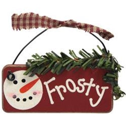 Frosty Sign Ornament