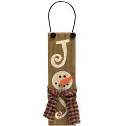 Joy Snowman Sign Ornament