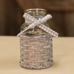 Small Willow Glass Bottle