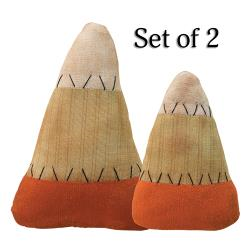 STUFFED CANDY CORN SET OF 2