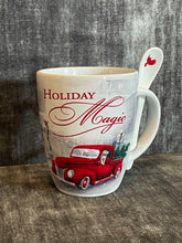 Load image into Gallery viewer, Holiday Mug with Spoon
