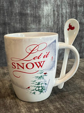 Load image into Gallery viewer, Holiday Mug with Spoon
