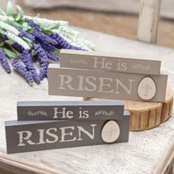 He Is Risen Block Set