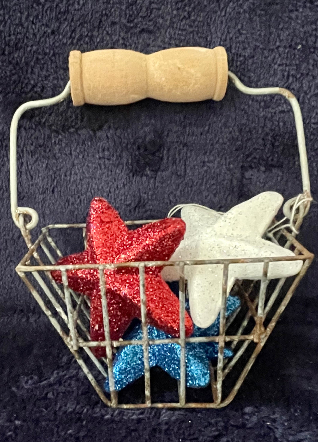 Mini Wire Egg Basket Tote With Handle