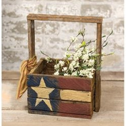 Wooden Americana Crate