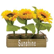 Load image into Gallery viewer, Sunshine Flower Crate With Sunflowers
