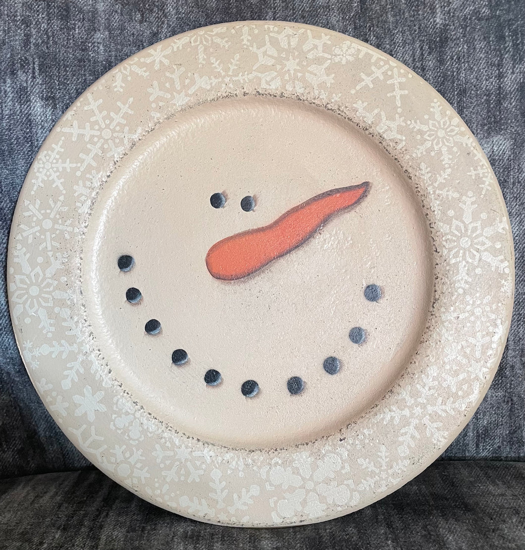 Snowman Plate