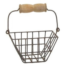 Load image into Gallery viewer, Mini Wire Egg Basket Tote With Handle
