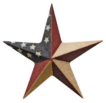 Burlap Americana Star