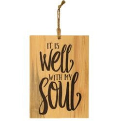 It Is Well With My Soul Slat Sign